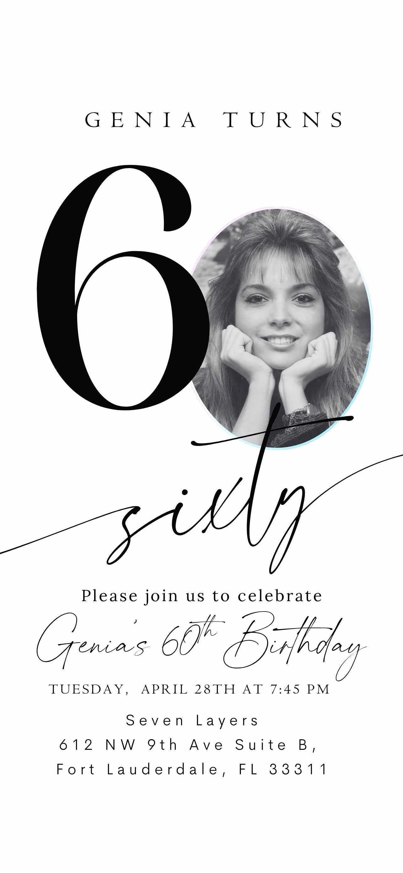 Genia 60th Birthday Candle Experience